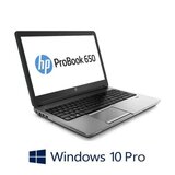 Laptopuri HP ProBook 650 G2, i5-6200U, 250GB SSD, 15.6 inci Full HD, Win 10 Pro